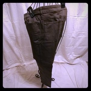 Levi's mid rise skinny dark brown jeans